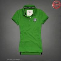 dames abercrombie fitch korte polo tees new york groen Overhemd Merken cqye7861